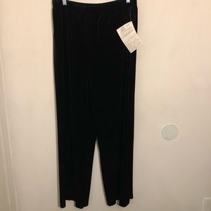 Nwt DIALOGUE black polyester(Valore)  pants size large